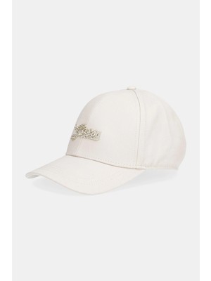 Guess Beyzbol Kadın Bej Şapka AW5475COT01-LTA