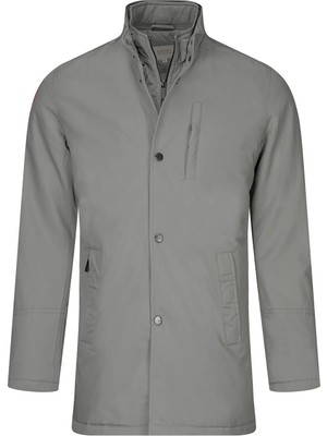 Hatemoğlu Bej Slim Fit Hakim Yaka 100% Pamuk Pardösü