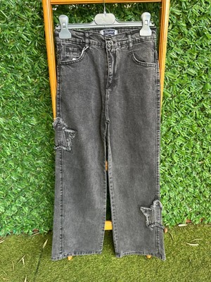 bebexy 2 Yıldız Desenli Pantolon Gri