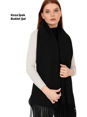 Bilmar Buklet Düz Omuz Şalı Püsküllü 75 x 185 cm