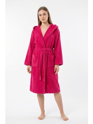 Cottonverse Kapüşonlu Bornoz  –  %100 Pamuk , Unisex