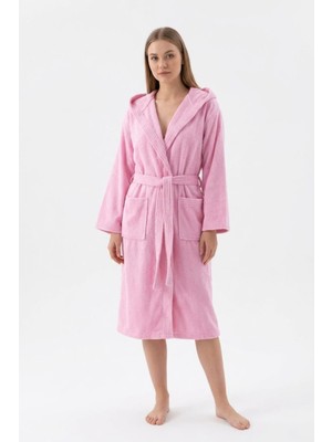 Cottonverse Kapüşonlu Bornoz  –  %100 Pamuk , Unisex