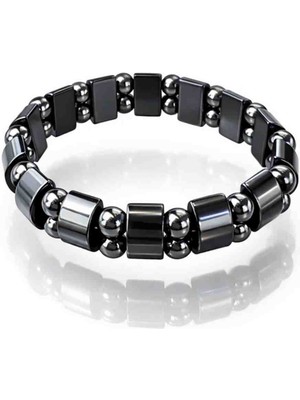 Efulim Doğaltaş Hematit Doğal Taş Erkek Bileklik