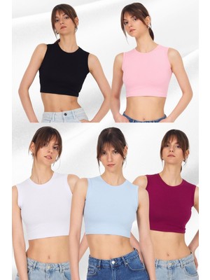 Rays Renkli 5'li Sıfır Kol Kısa Badi 9189M