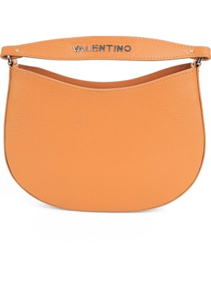 Valentino Kadın Yarım Ay Formlu Deri El ve Omuz Çantası - Taba