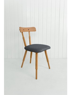 Uboxdeco Nesrin Masif Kayın Ahşap Tasarım Sandalye