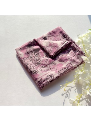 Modakaşmir Soyut Etnik Desenli Yumuşak Dokulu Bambu Şal - Nefes Alan Kayma Yapmayan Şal