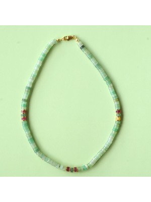 Motto Aventurin Taşı ve Turmalin Taşı Kolye (Aventurin Taşı)