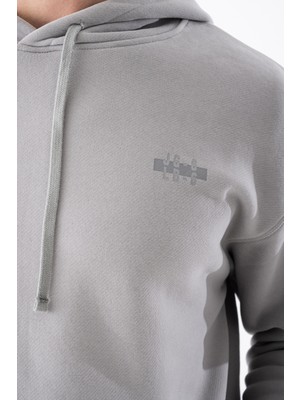 Erkek Kapüşonlu Bol Kesim Üst