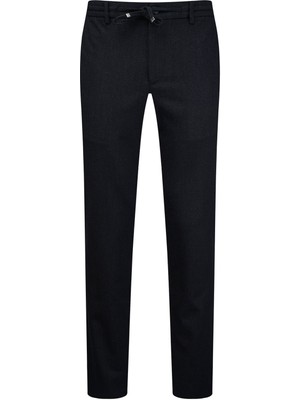 Hatemoğlu Lacivert Rahat Kesim Yandan Cepli Jogger Pantolon