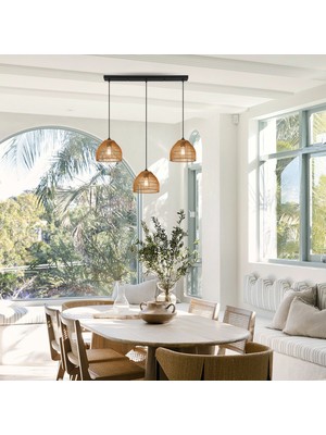 Lucea Zerfa 3 Lu Antik Sirali Avize 3XE27