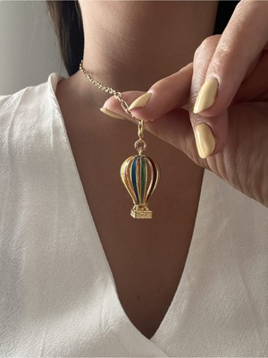 Noa Renkli Balon Çelik Kolye