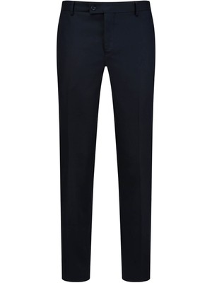 Hatemoğlu Lacivert Regular Fit Yandan Cepli Kumaş Pantolon