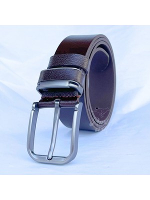 Parscraft Hakiki Deri Erkek Kemer 4 cm Özel Tokalı Şık Tasarım Kot Kemeri