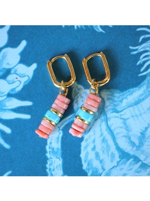 Noa Mercan ve Turkuaz Taşı Küpe