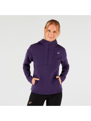Decathlon Kuikma Kadın Kapüşonlu Tenis Sweatshirtü - Mor