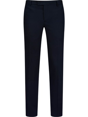 Hatemoğlu Lacivert Regular Fit Yandan Cepli Kumaş Pantolon