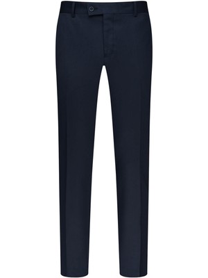 Hatemoğlu Lacivert Regular Fit Yandan Cepli Kumaş Pantolon