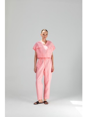 Kameya Cep Düğmeli Pantolon 25S20705