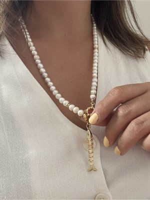 Ocean Fish Charm Inci Kolye