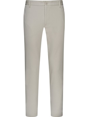 Hatemoğlu Taş Regular Fit Yandan Cepli Pamuklu Kanvas Pantolon