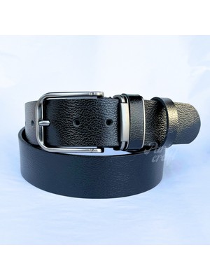 Parscraft Hakiki Deri Erkek Kemer 4 cm Özel Tokalı Şık Tasarım Kot Kemeri