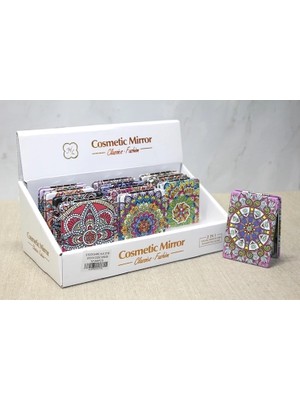 Epilons Taşlı El Aynası Dikdörtgen Ince ALK3736