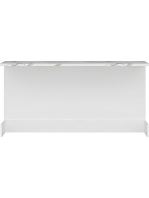 Alvinka Mutfak Ada Modül 180CM Beyaz - Mermer Tezgah Suntalam