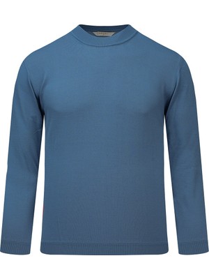 Hatemoğlu Indigo Regular Fit Yarım Balıkçı Yaka Rayon Kazak