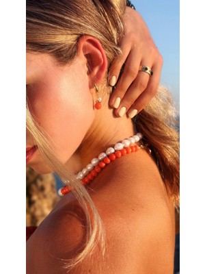 Nara Mercan Barok Küpe