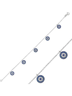 Gümüş Nazar Bayan Bileklik