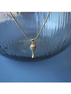 Colourful Ballon Çelik Kolye