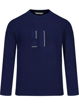 Hatemoğlu Indigo Regular Fit Yarım Balıkçı Yaka Kazak