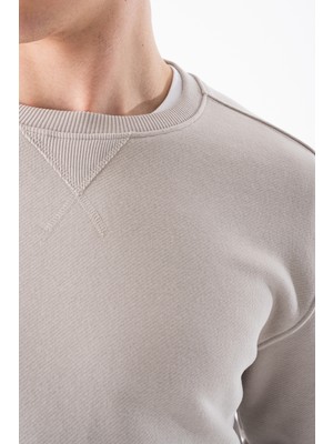 Erkek Sıfır Yakalı Bol Kesim Eşofman Üstü