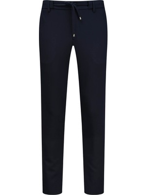 Hatemoğlu Lacivert Rahat Kesim Yandan Cepli Jogger Pantolon