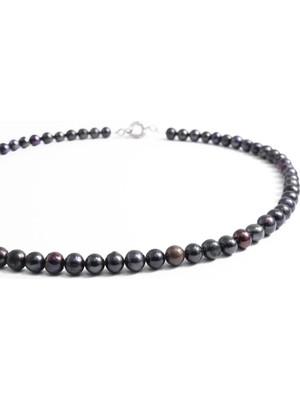 Siyah Inci Kolye