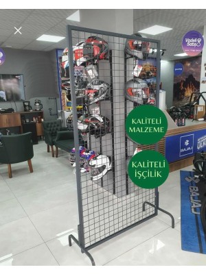 Md Vitrin Dekorasyon Ayaklı Tel Pano 100X200 cm 5x5 Sk Telli Renk:antrasit