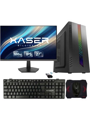 Xaser XSR1297 I5 12400F 16GB Ram 512GB SSD 2gb GT610 Ekran Kartı 27" Monitör Masaüstü Ofis Tavsiye Sistem