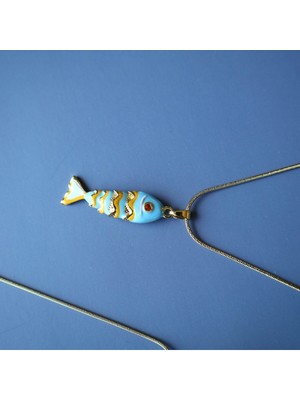 Blue Fish Çelik Kolye
