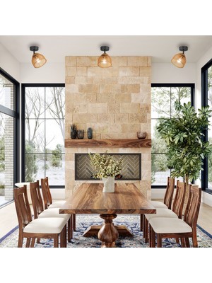 Lucea Vadar Tekli Siyah Plafonyer 1XE27