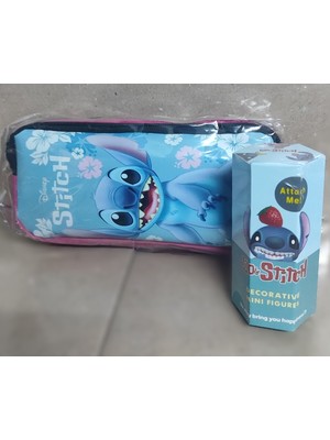 Ada Çanta Kırtasiye Süper Ikili - karakter figürlü Çift Bölmeli Kalemlik ve Sonny Angel AD634006