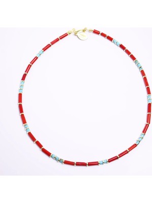 Emmy Mercan Taşlı Kolye