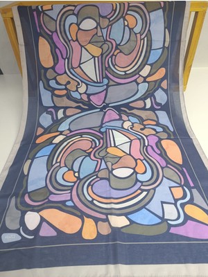 Bilmar Agua Fresh Şal Desenli 75 x 185 cm