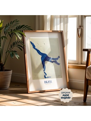 Persona Istanbul Lucrecia Rey Caro "mavinin Dansı" - Soyut Hareket Posteri (Çerçevesiz)