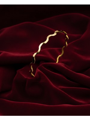 Ay Mücevher 5 Gram Yatırımlık Işçiliksiz Oluklu Zikzak Ajda 22 Ayar Altın