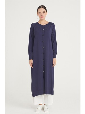 Nuss Merserize Triko Hırka NS-22K-512H Lacivert