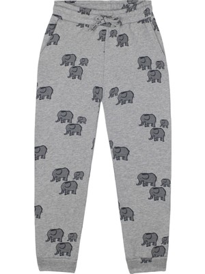 Antebies Organik Gri Melanj Erkek Çocuk Eşofman