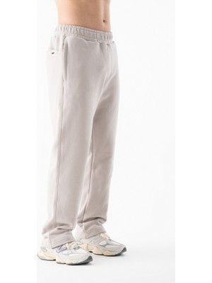 Erkek Düz Paçalı ve Fermuar Cepli Eşofman Altı