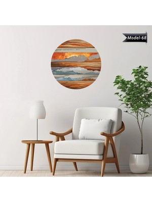 Akıllı Kağıt Ev Dekorasyon Bohem Sticker (Model-68)