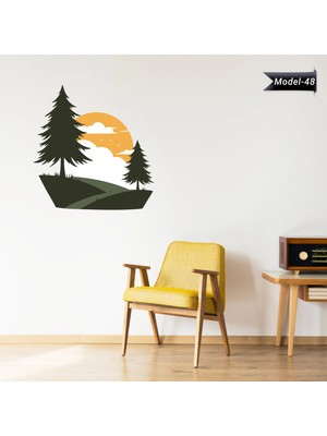 Akıllı Kağıt Ev Dekorasyon Bohem Sticker (Model-48)